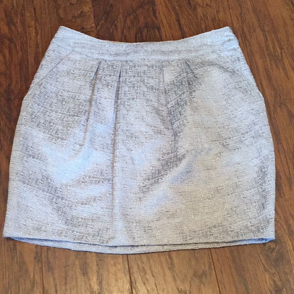 Metallic Mini Skirt